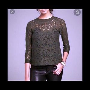 Banana Republic Olive Green Top